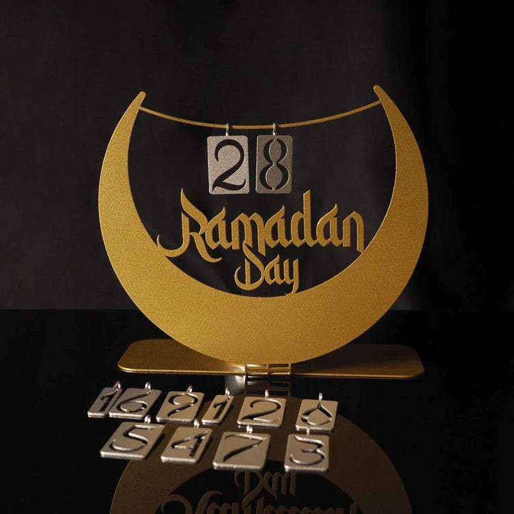Ramadan Calendar Tabletop Decor