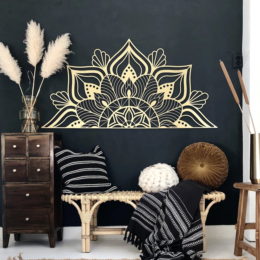 Sutra Metal Wall Art oliveandgray