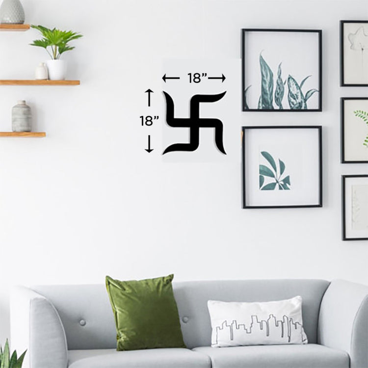 Swastik Metal Wall Art