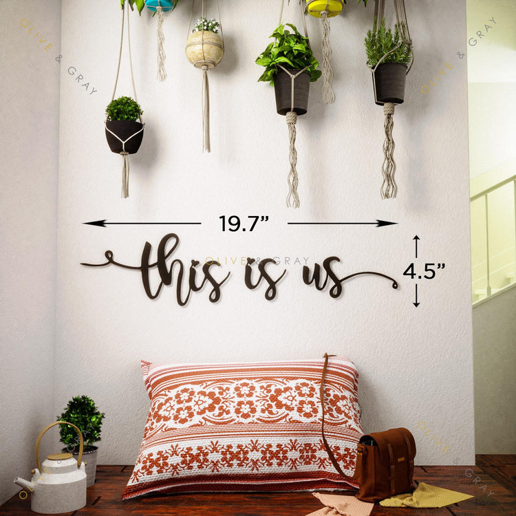 This is Us Metal Wall Art