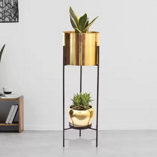 Double Decker Planter With Stand