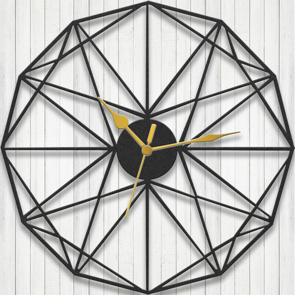 Clockwise Metal Wall Clock