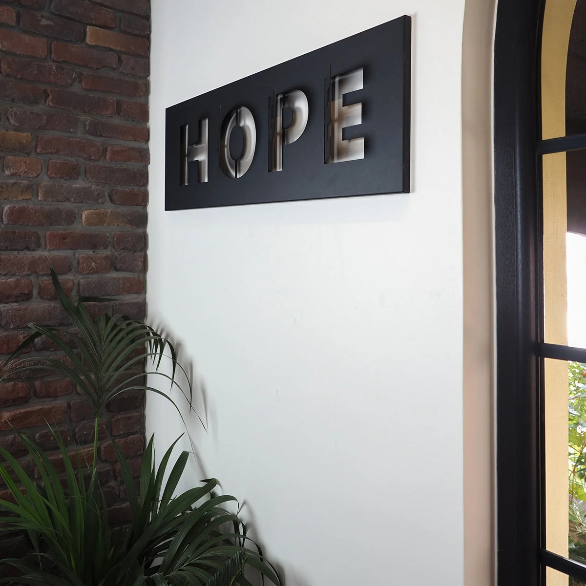 Renda Helin Hope Metal Wall Art oliveandgray