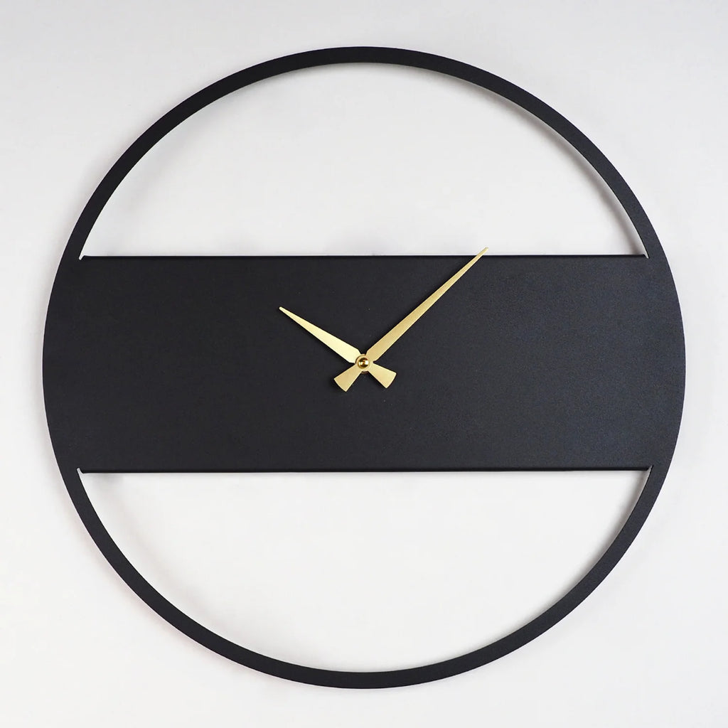 Stripe Metal Wall Clock