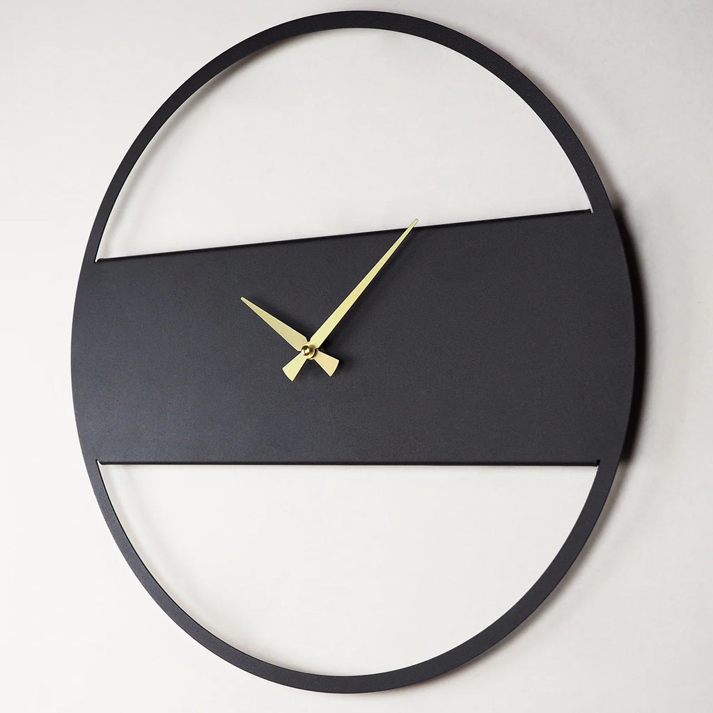 Stripe Metal Wall Clock