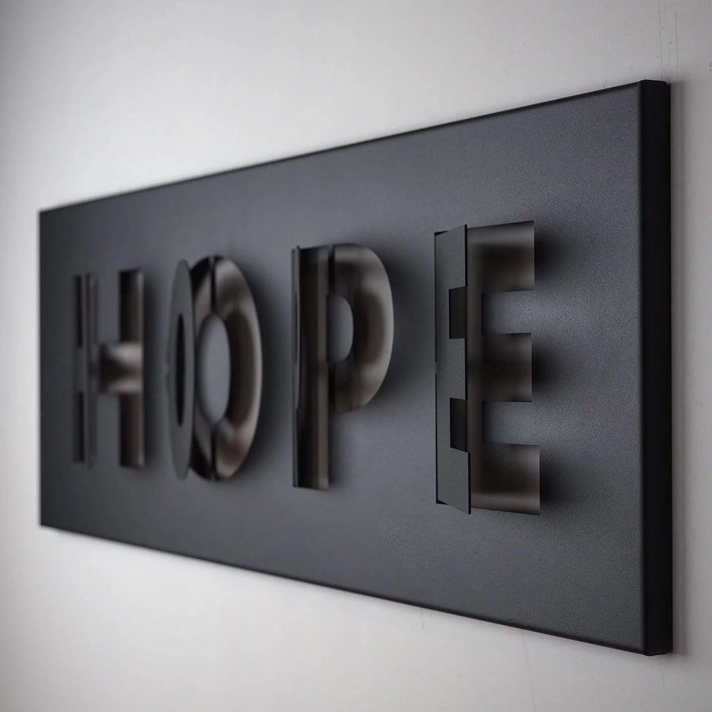 Renda Helin - Hope Metal Wall Art