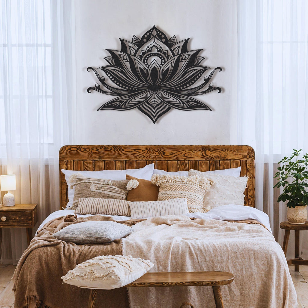 3D Flower Mandala Metal Wall Art