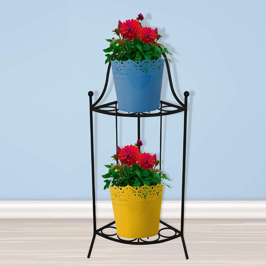 2 Tier Corner Stand For Flower Pot