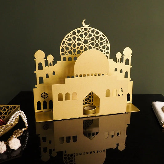 Mosque-Inspired Metal Tabletop Decor