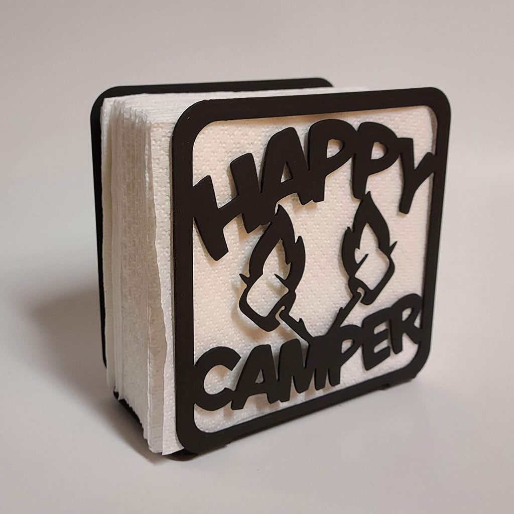 Happy Camper Napkin Holder