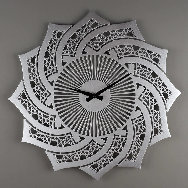 Islamic Pattern Metal Wall Clock