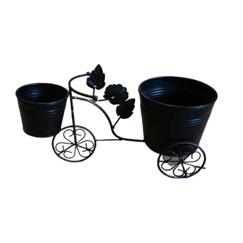 Decorative Rickshaw Metal Planter