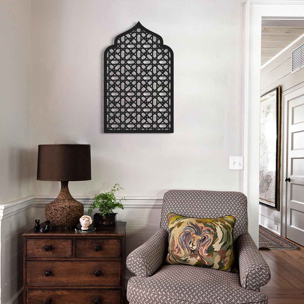 Mihrab Patterned Metal Wall Art