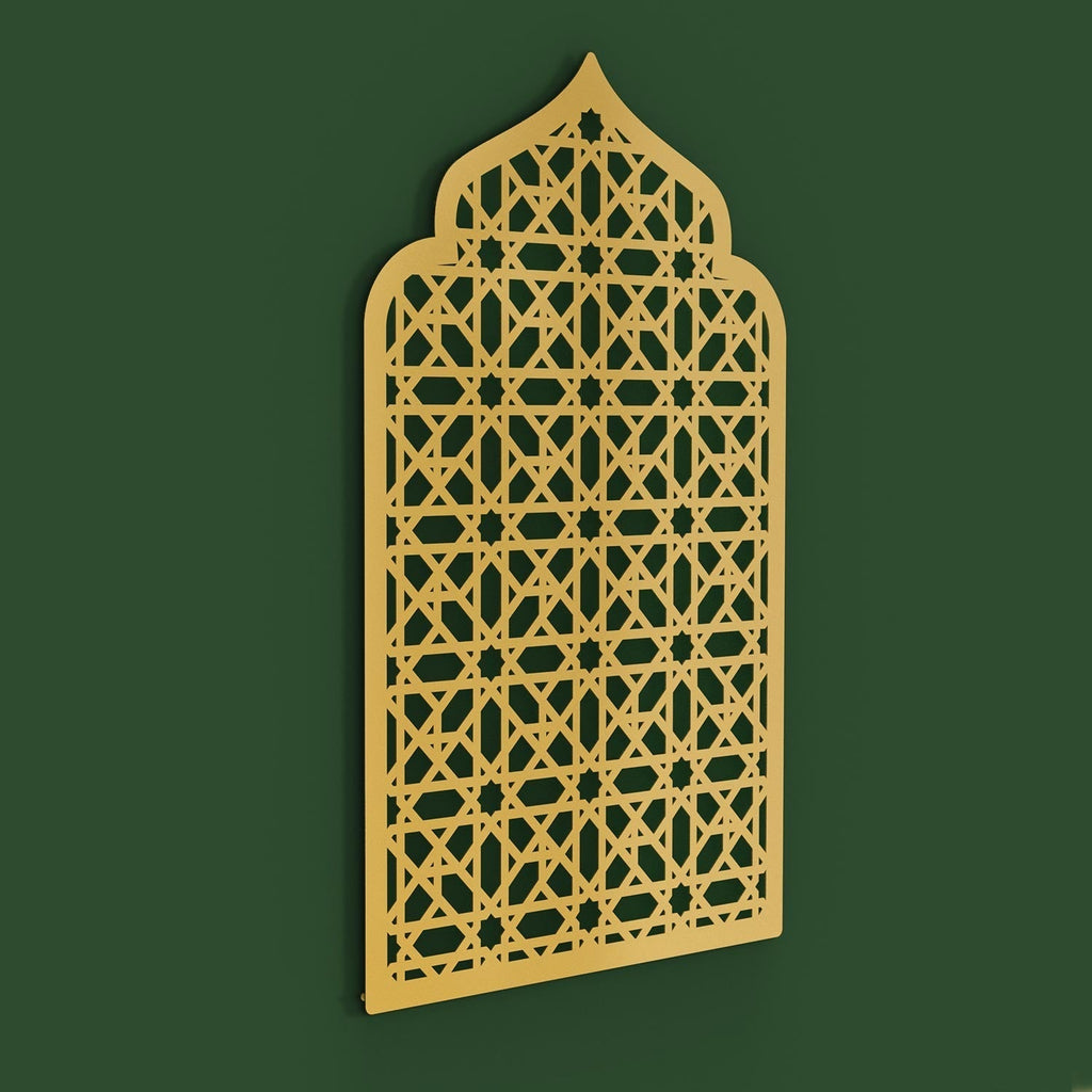 Mihrab Patterned Metal Wall Art