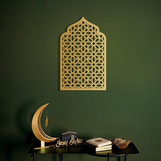 Mihrab Patterned Metal Wall Art