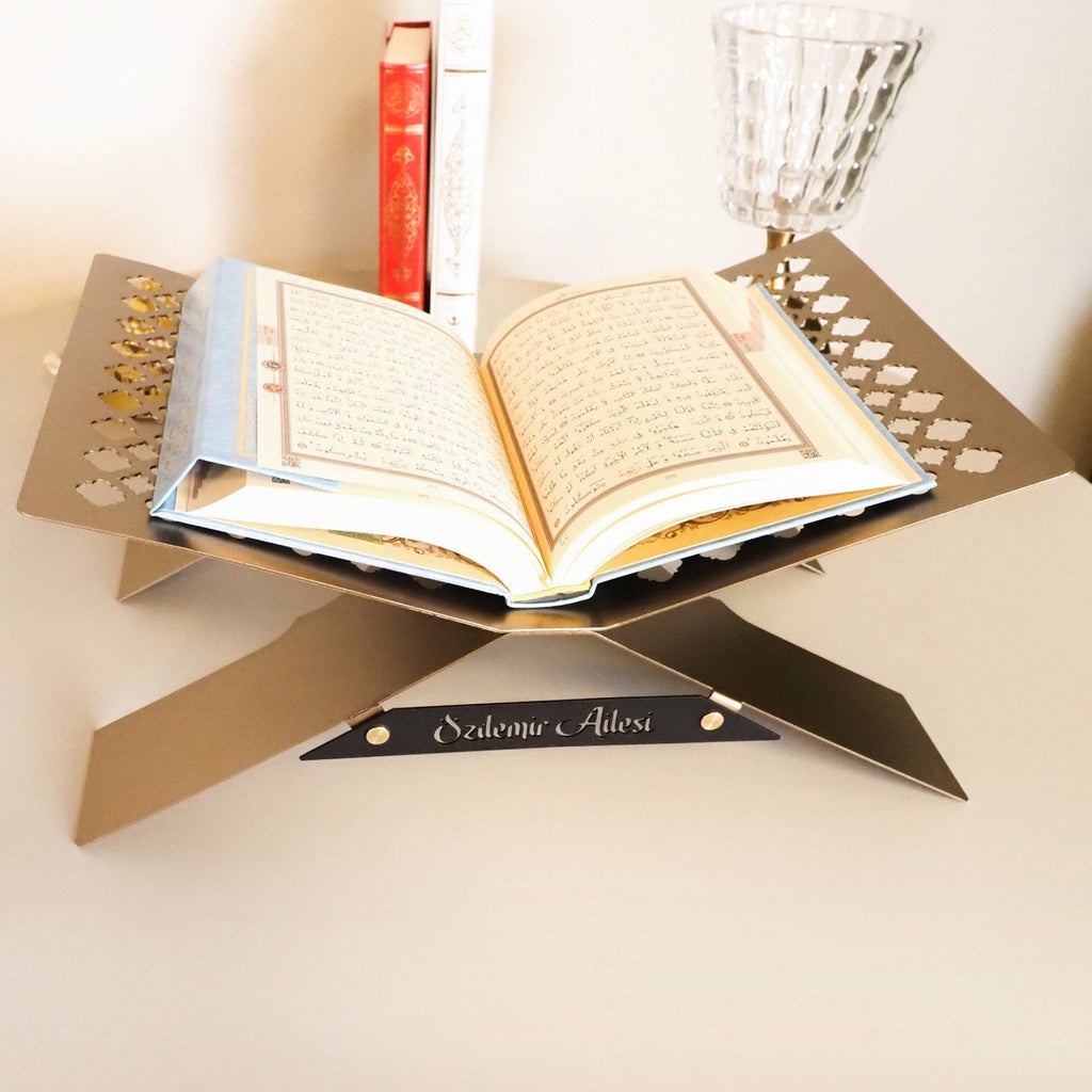 Personalized Metal Qur'an Holder