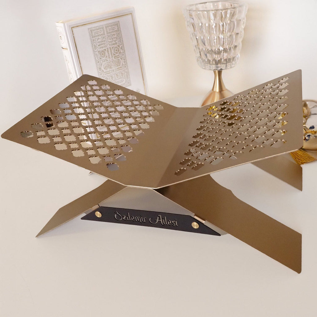 Personalized Metal Qur'an Holder