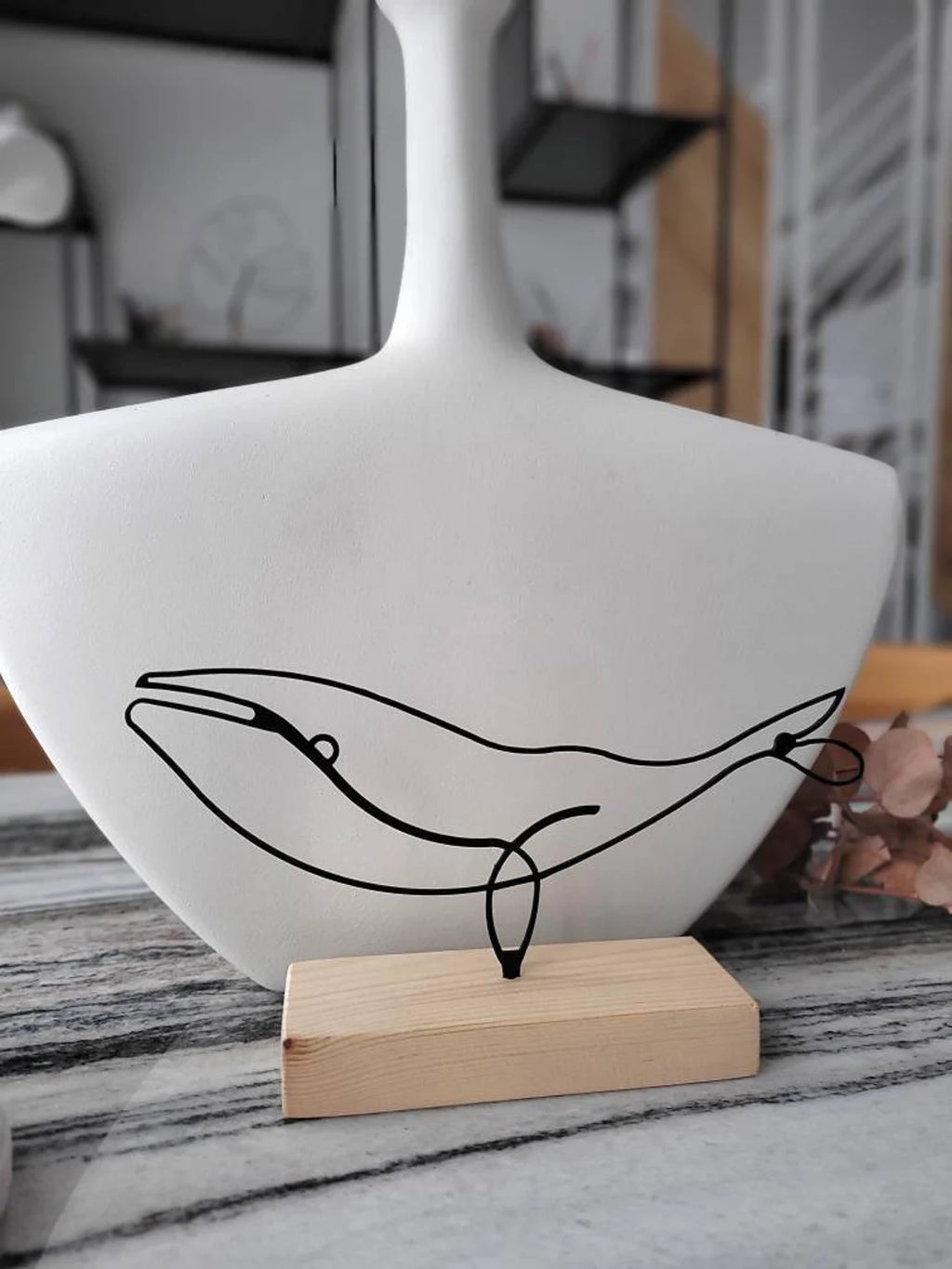 Whale Shelf Decor.