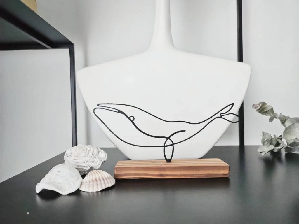 Whale Shelf Decor.