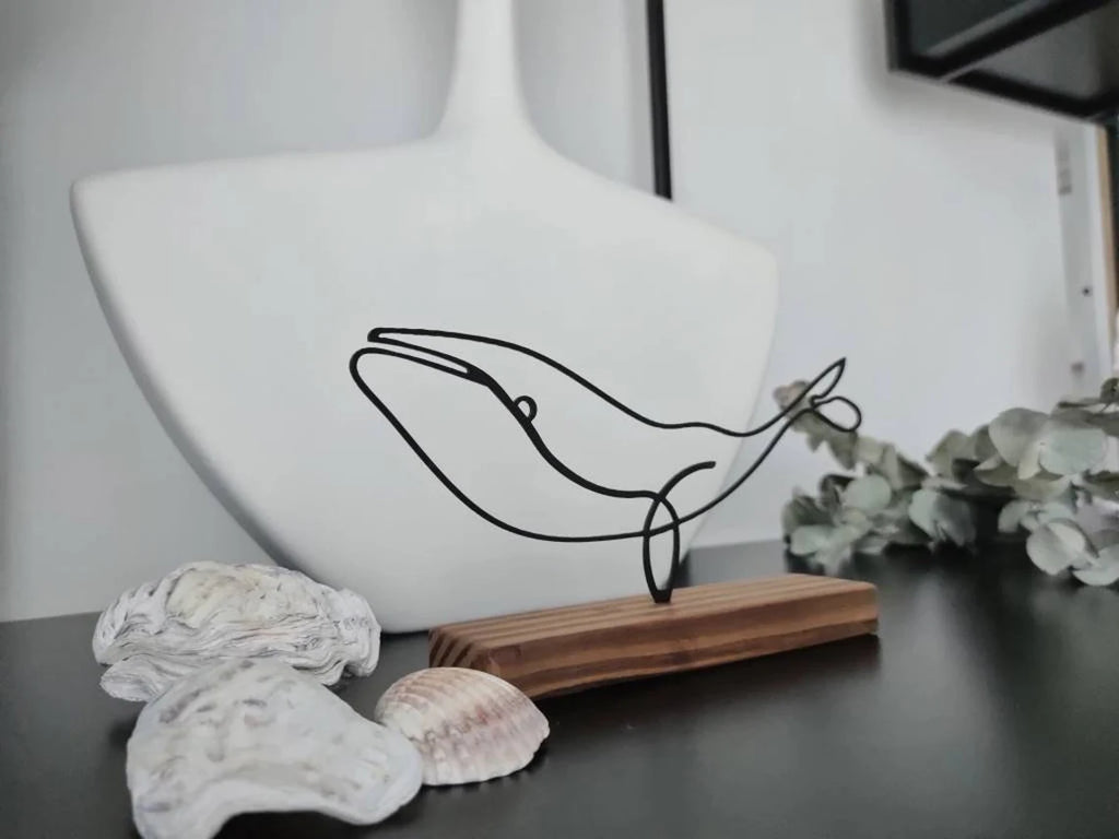 Whale Shelf Decor.