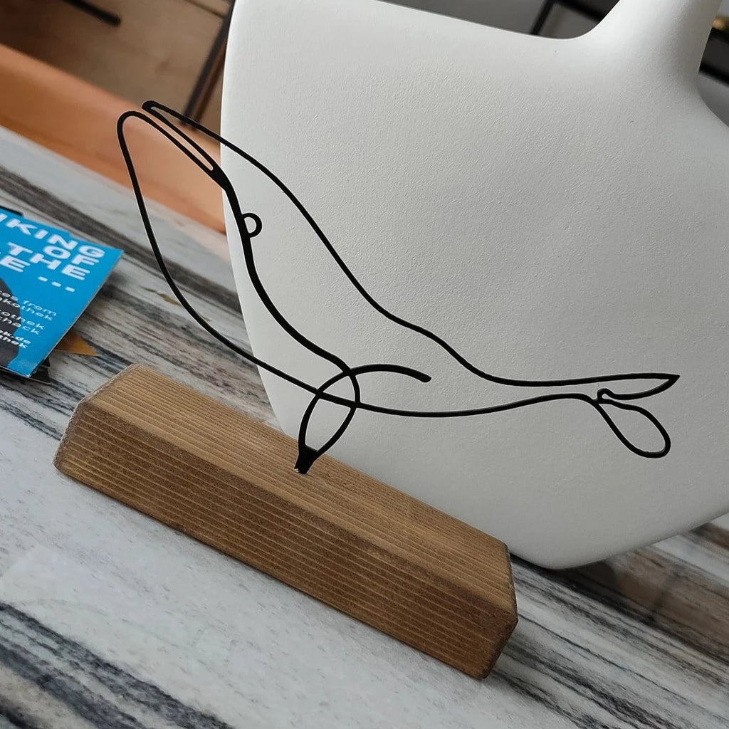 Whale Shelf Decor