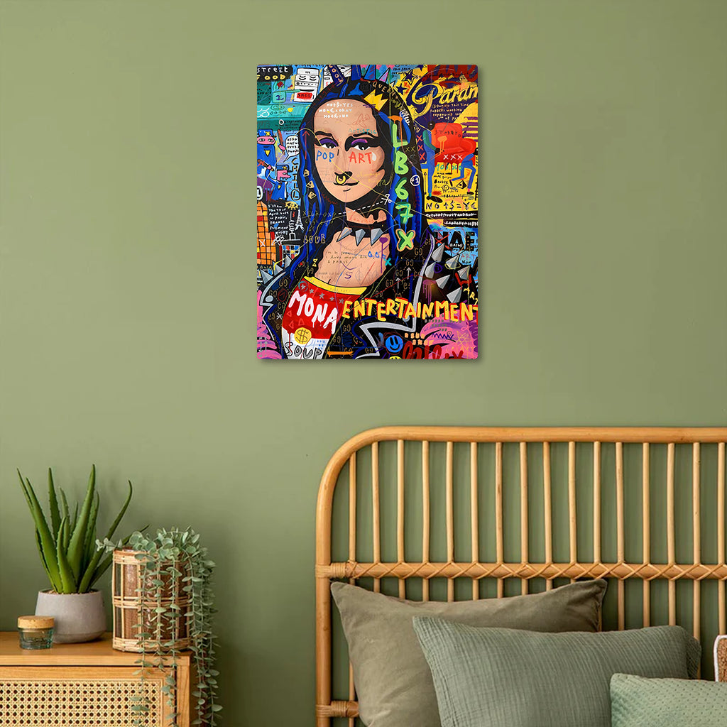 The Urban Mona Lisa Metal Poster