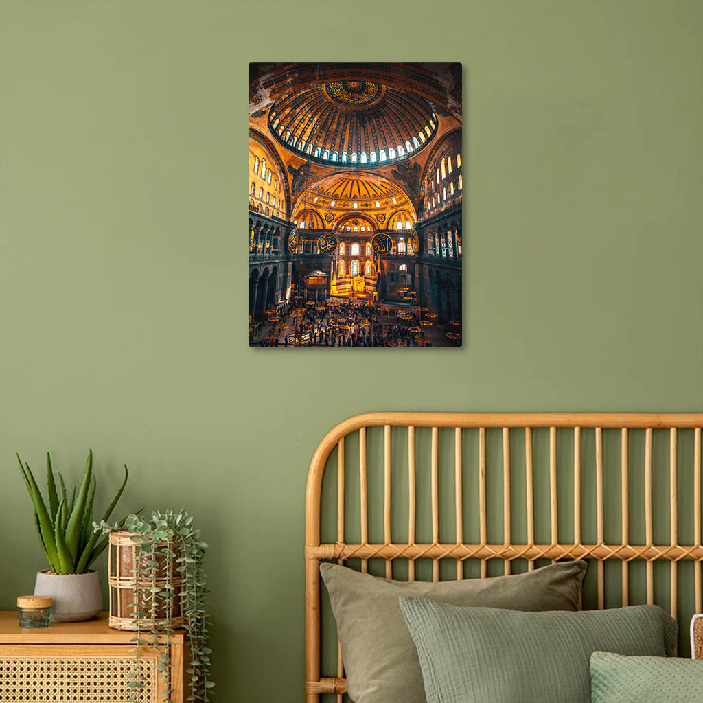 Timeless Faith: Haghia Sophia Metal Poster