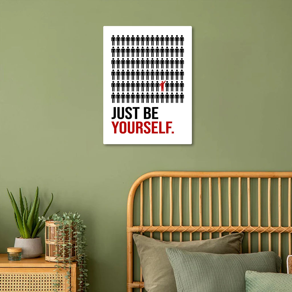 Authenticity is Your Superpower: Just Be Yourself  Metal Poster