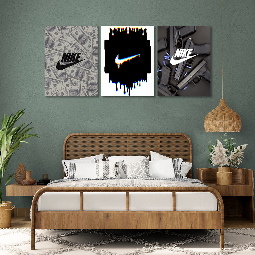 Nike Noir: The Power Set, Set of 3 Metal Poster