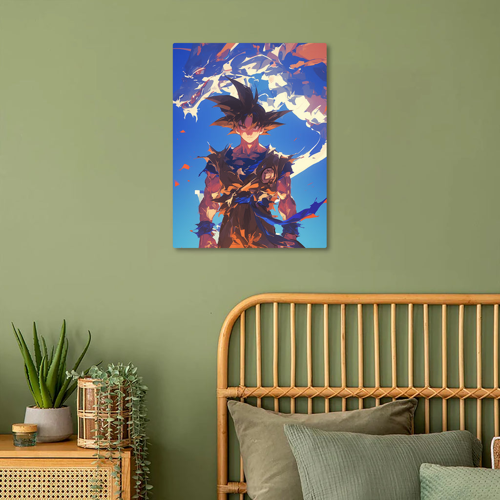 Shenron’s Guardian: Goku Metal Poster