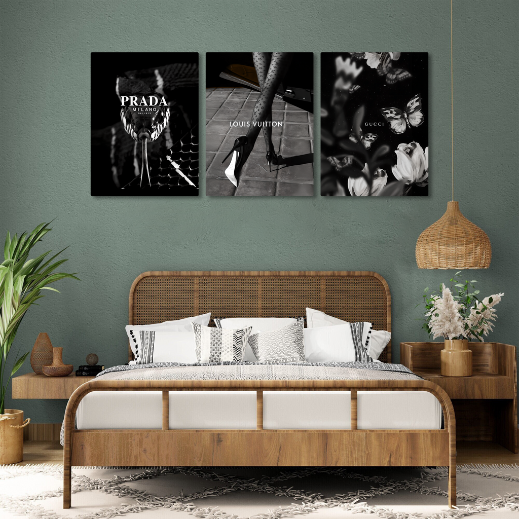 Icons of Luxury, Set of 3 Metal Poster