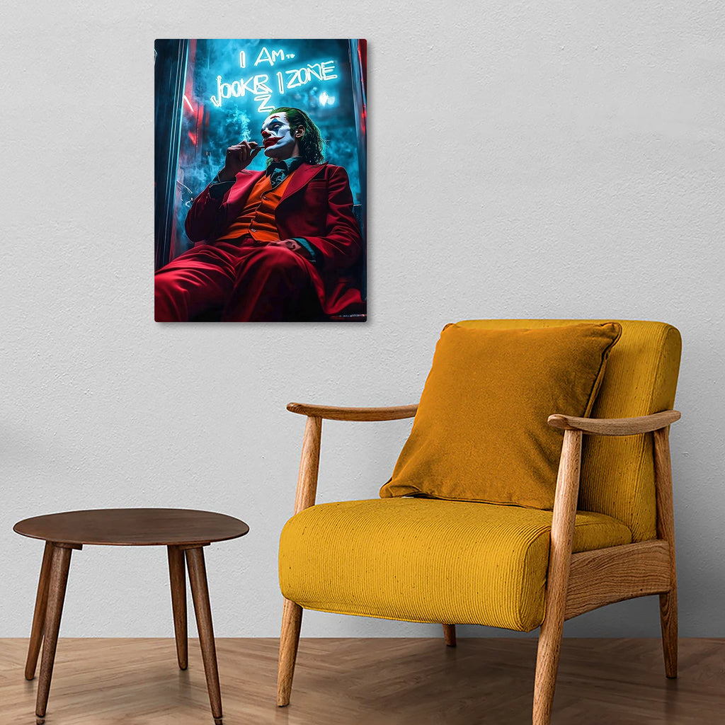 Villain’s Vibe: I Am Joker Metal Poster