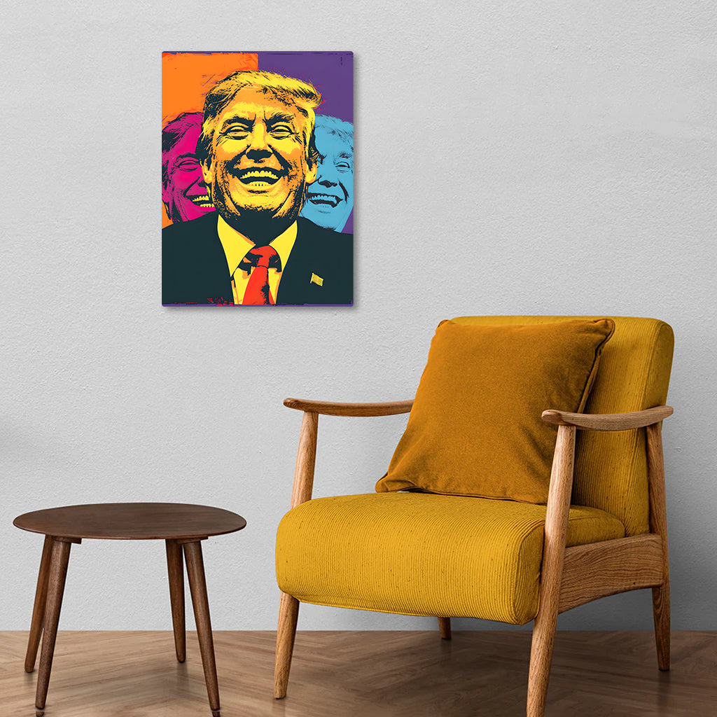 Trump's Signature Smile Metal Poster