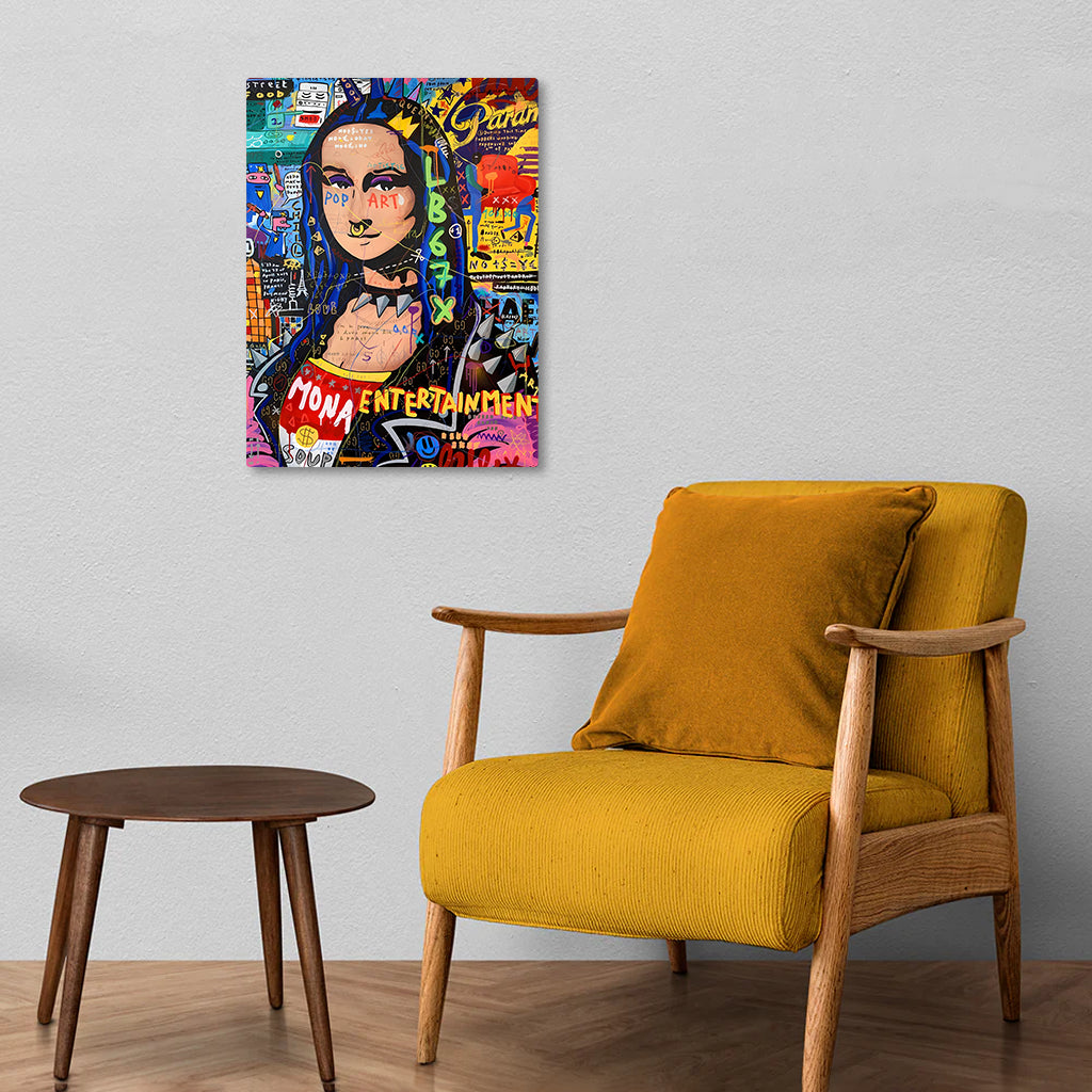 The Urban Mona Lisa Metal Poster