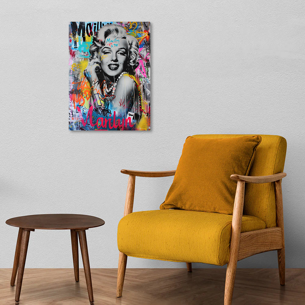 Marilyn: Bold, Beautiful and Bright Metal Poster