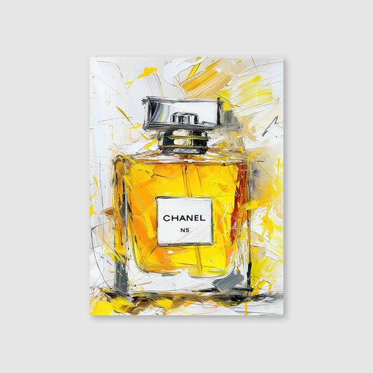 Luxury in Layers: Chanel N°5 Metal Poster