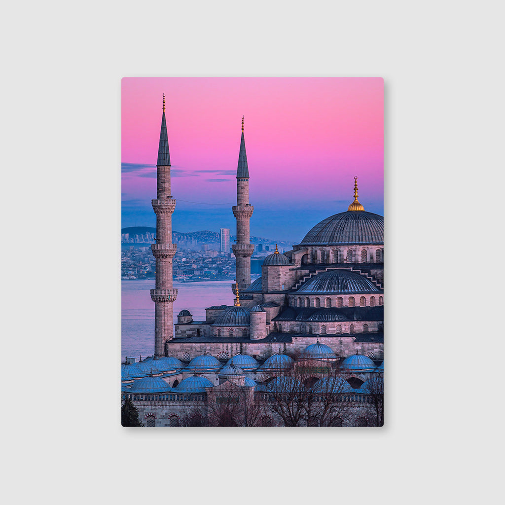 Timeless Sultan Ahmed Mosque Metal Poster