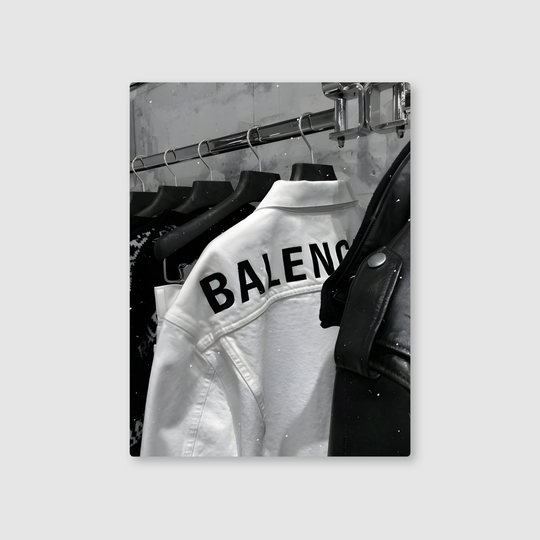 Balenciaga Glam Metal Poster