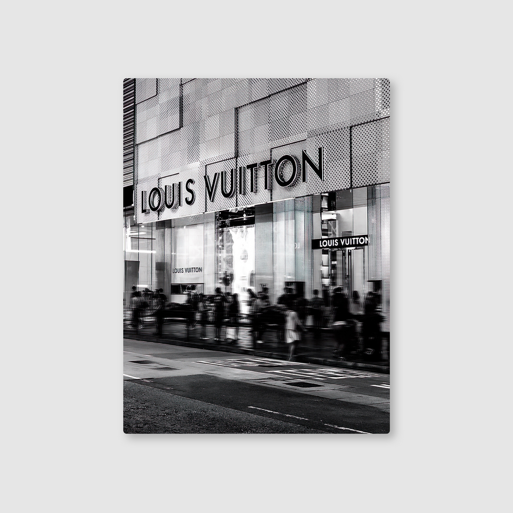 Signature Luxe: Louis Vuitton Metal Poster