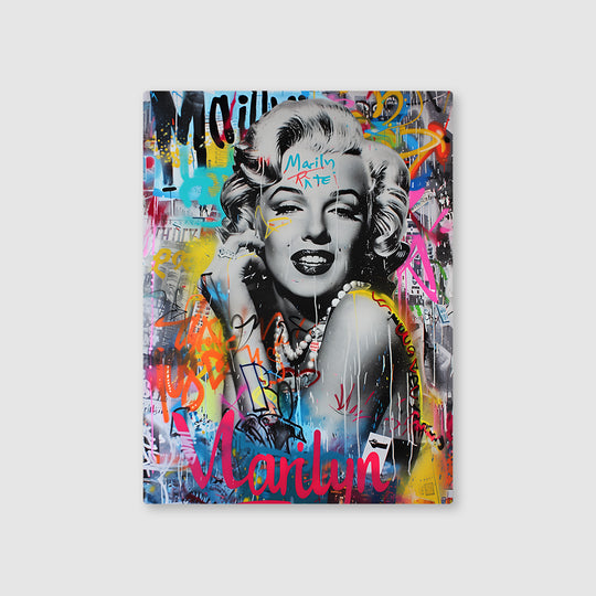 Marilyn: Bold, Beautiful and Bright Metal Poster