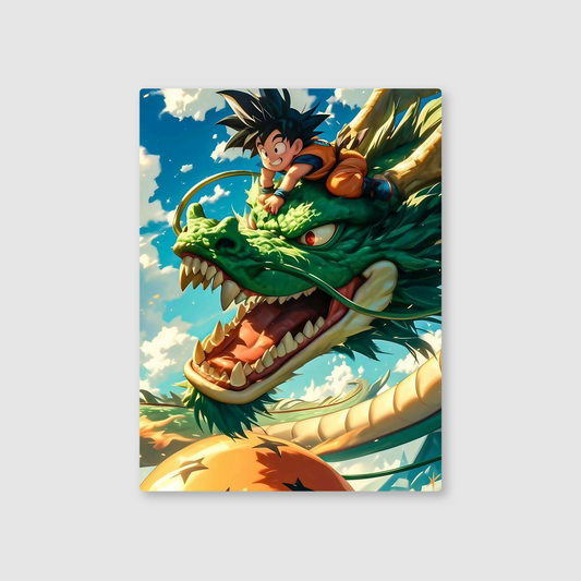 Goku: Quest for the Dragon Balls Metal Poster