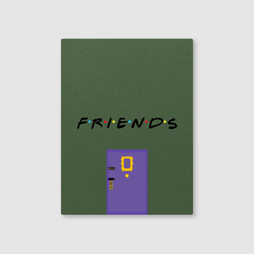 The One with the Friends Metal Poster