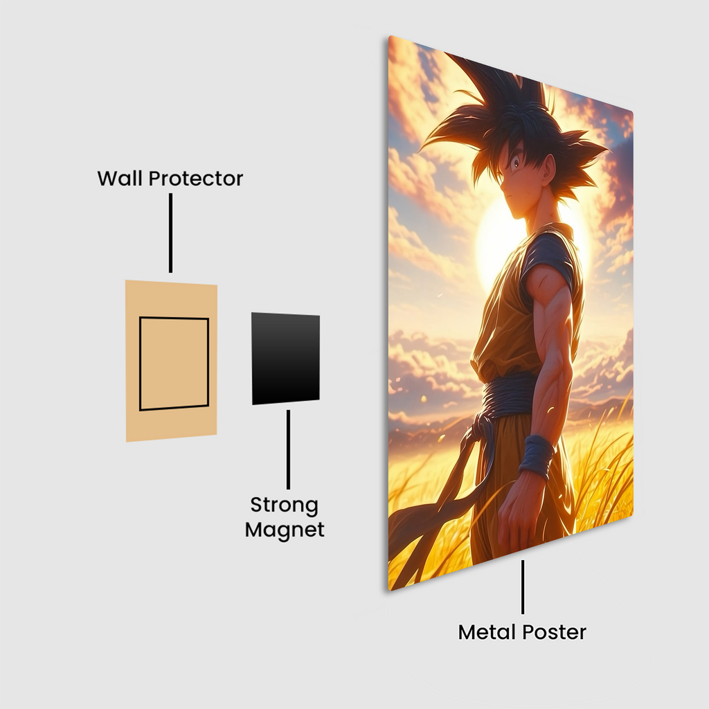 Goku: Battle Under the Sun Metal Poster