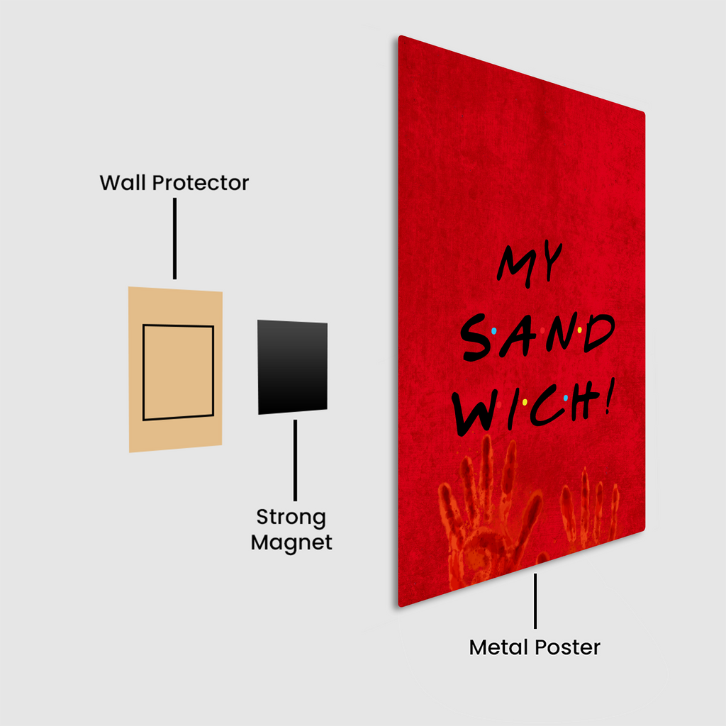 My Sandwich! Metal Poster