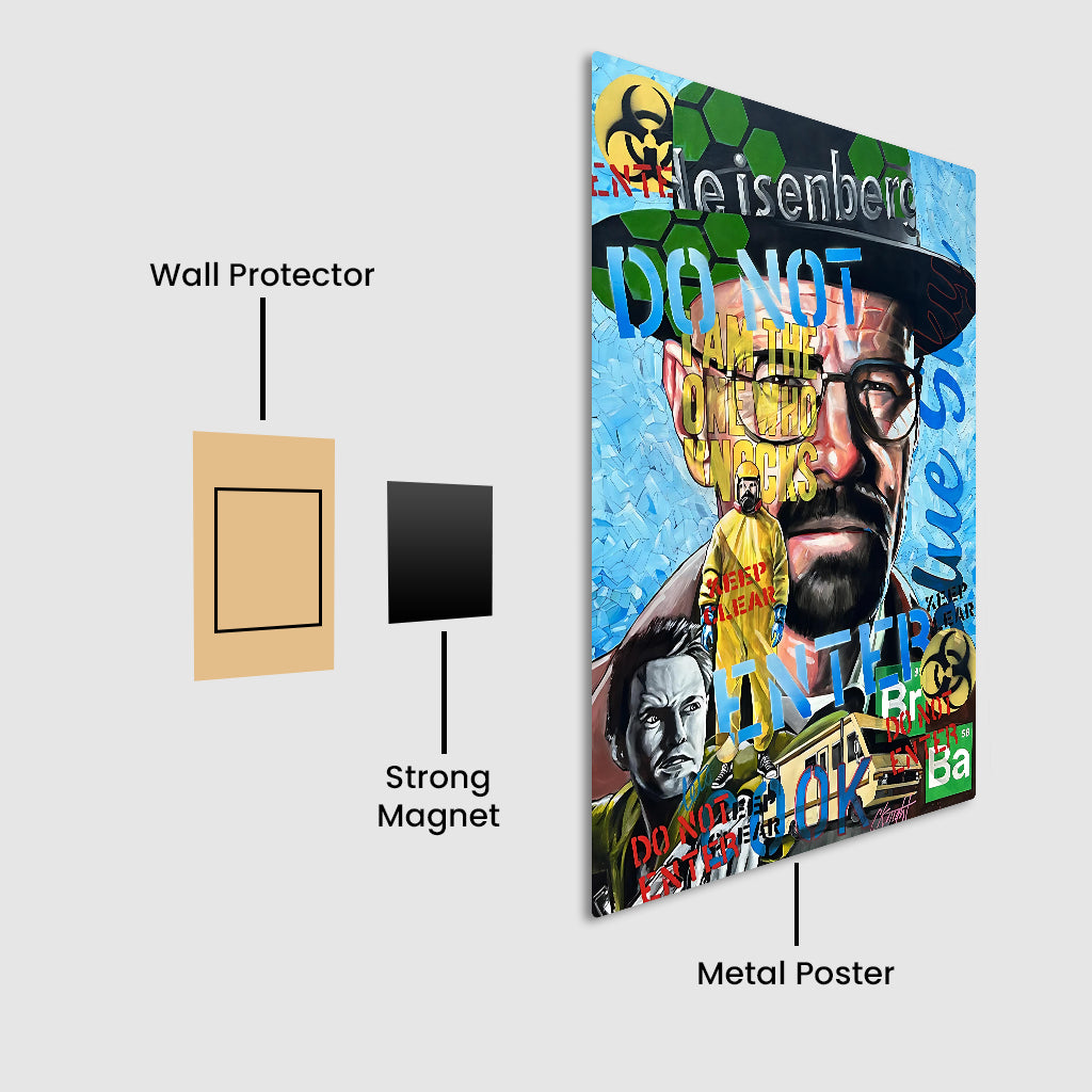 Heisenberg: Breaking Bad Metal Poster