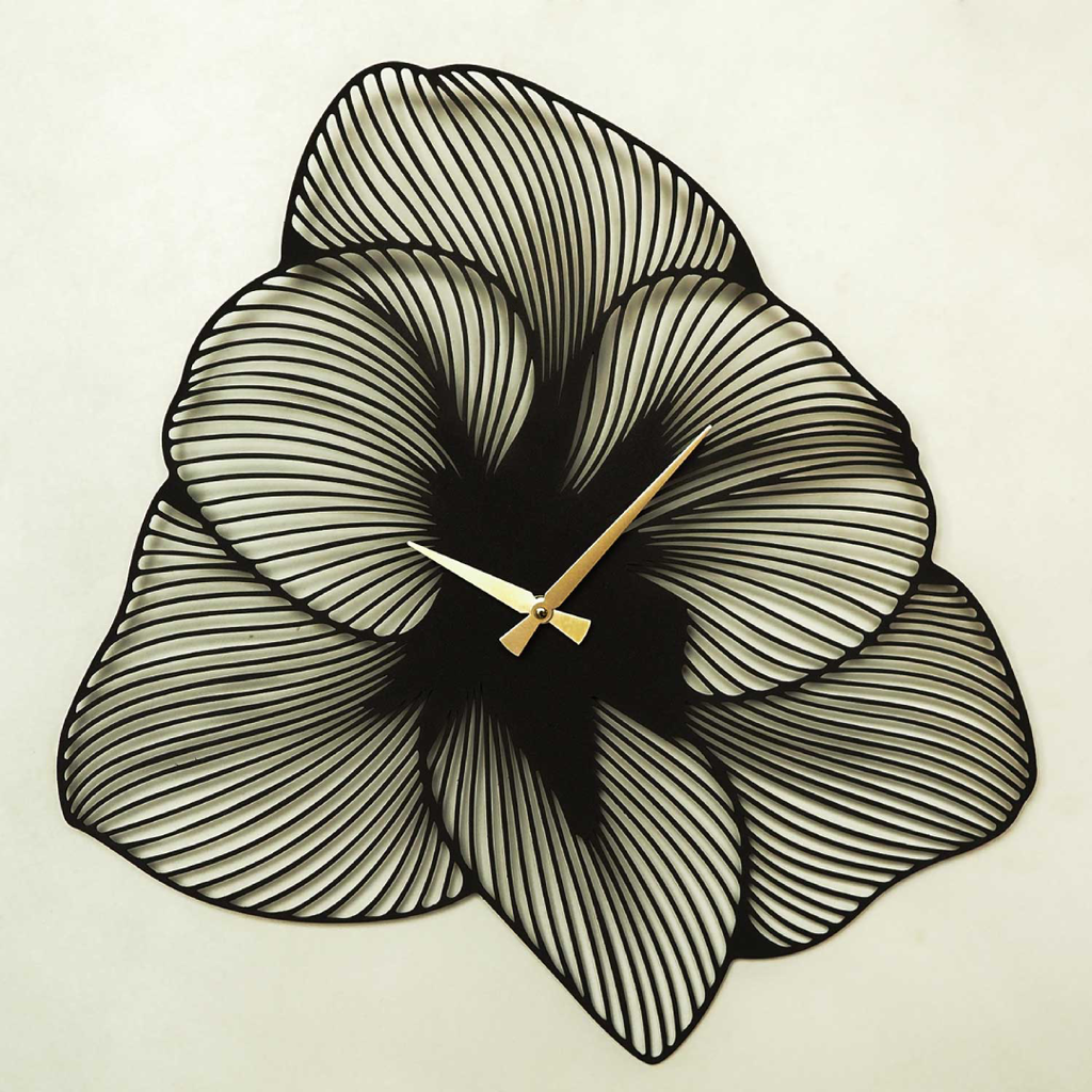 Azalea Metal Wall Clock