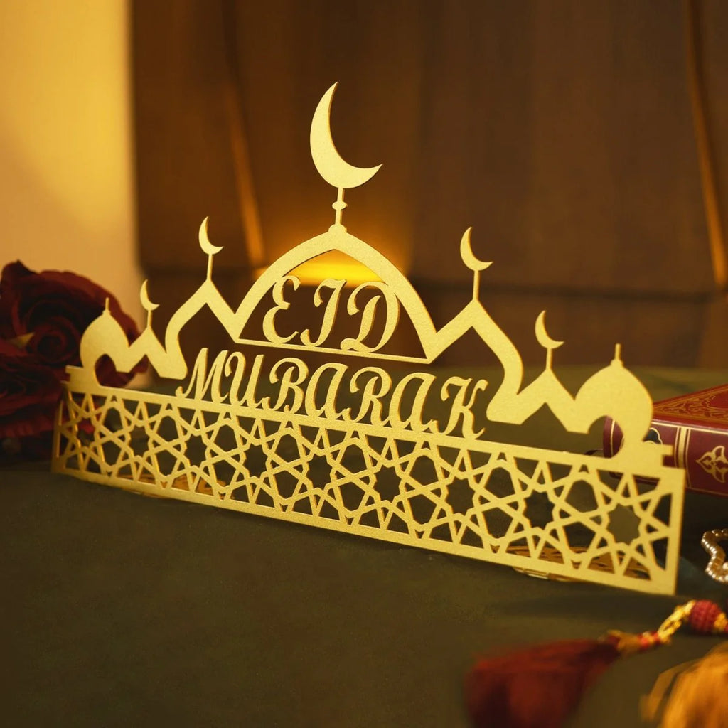 Eid Mubarak Metal Tabletop Decor