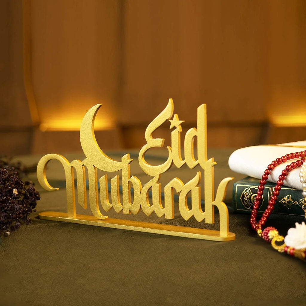 Eid Mubarak Metal Tabletop Decor - OG002