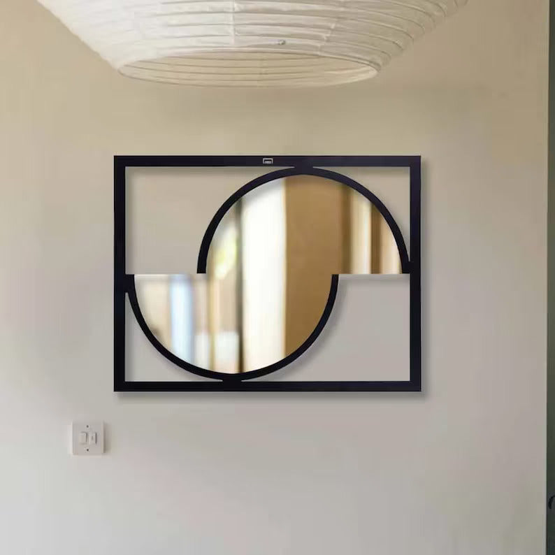 Lunar Divide Rectangular Mirror