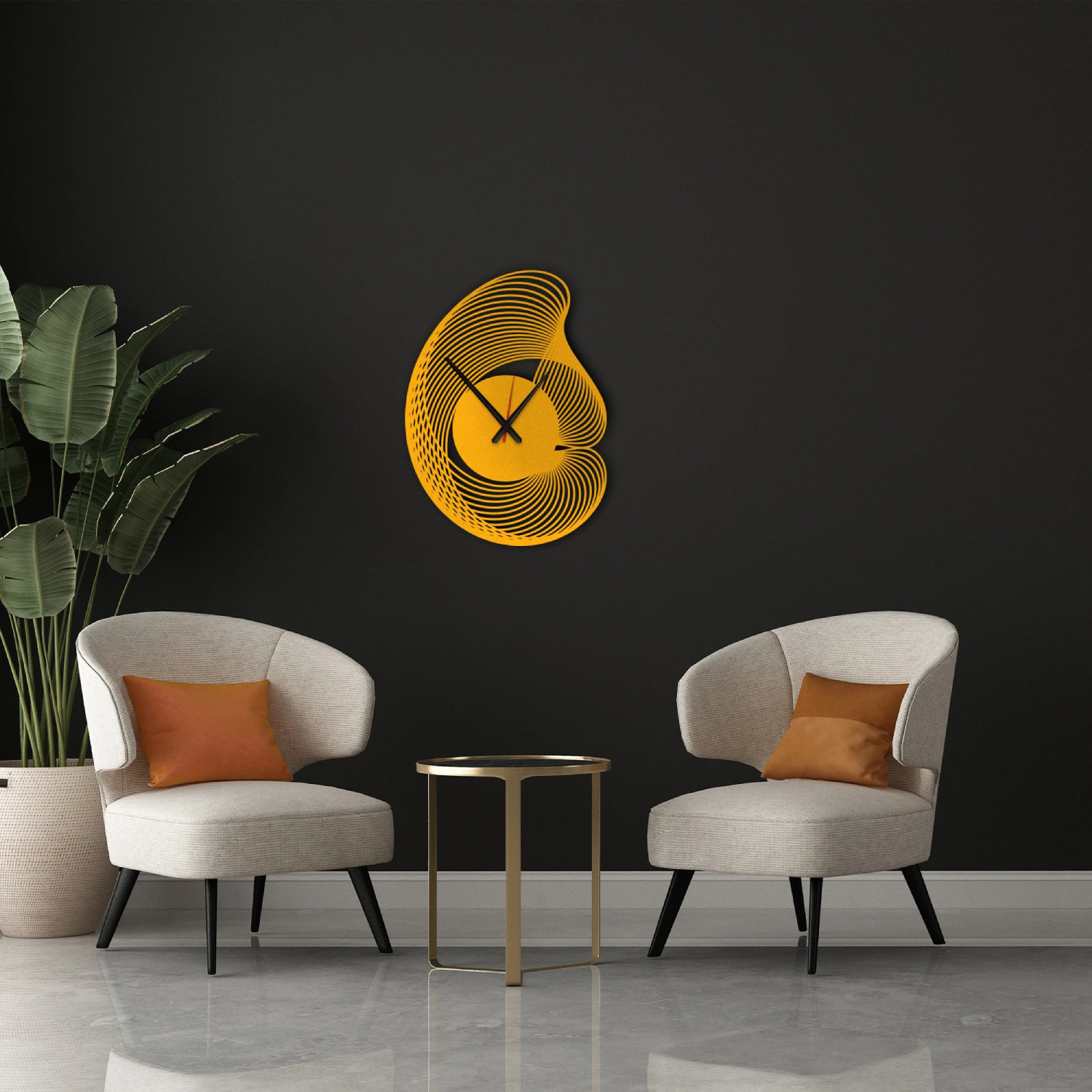 House Nameplate - Rectangle shape - Gold and Black - With Door Number ...